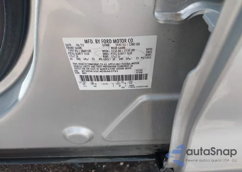 2013 Ford Edge Se z USA, uszkodzony, nr VIN 2FMDK3GC4DBA63793